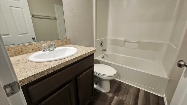 a house view with a outdoor space