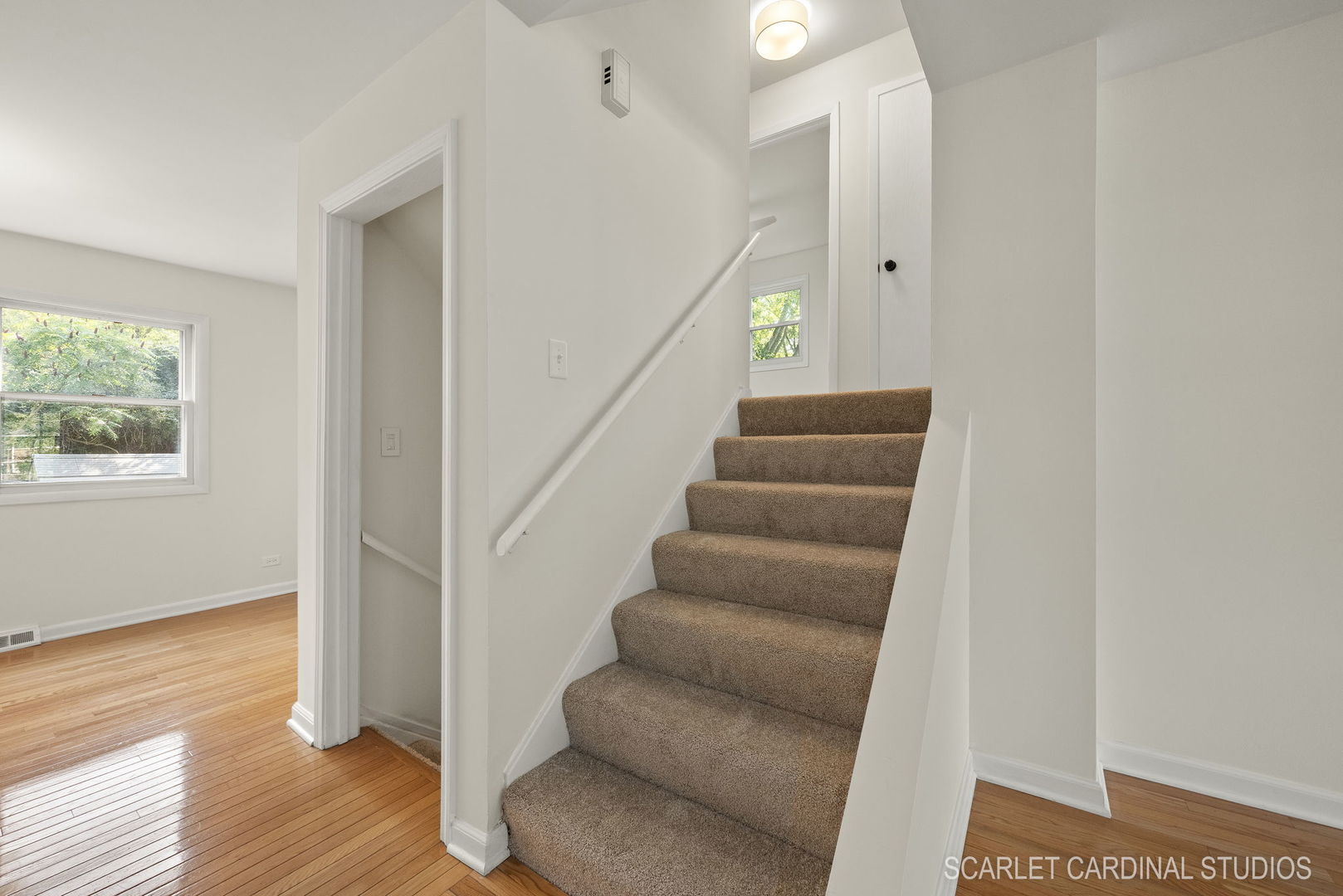 819 Delles Road Wheaton, IL 60189 - Photo 5 of 28 a view of entryway and hall with wooden floor