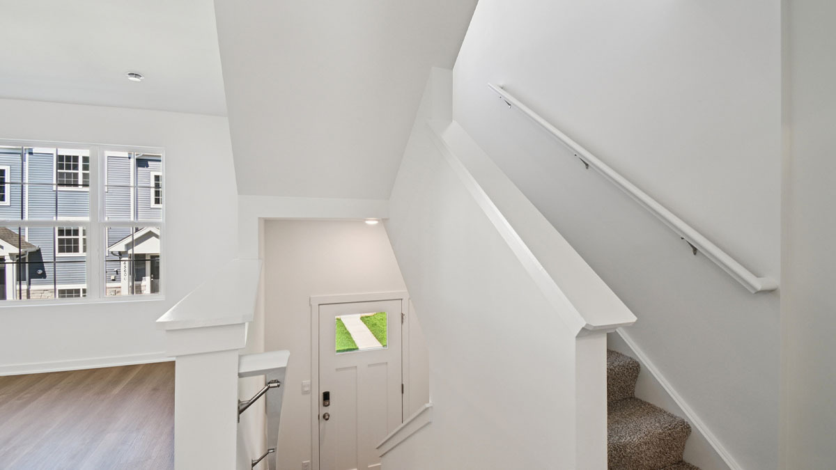 1435 Oakfield Lane Pingree Grove, IL 60140 - Photo 2 of 60 a view of an entryway with wooden floor