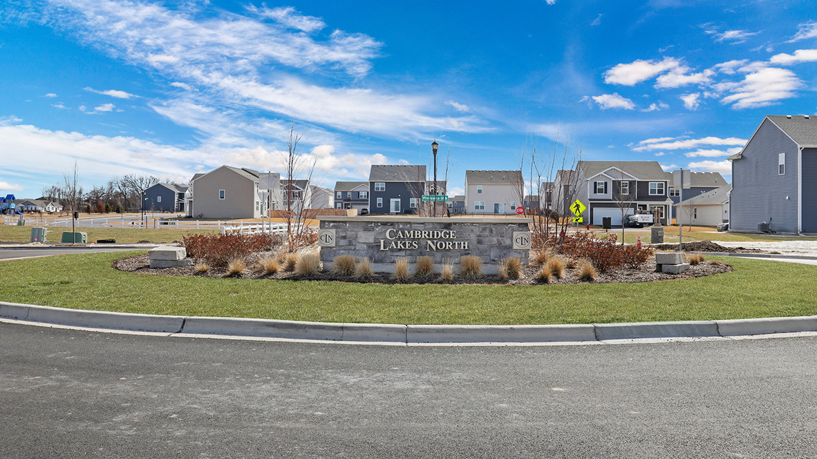 1435 Oakfield Lane Pingree Grove, IL 60140 - Photo 24 of 60 a view of a big yard next to a building