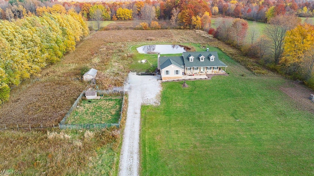 4478 Ireland Road Rome, OH 44085 - Photo 32 of 32 Aerial view of 18.43 acres!!!