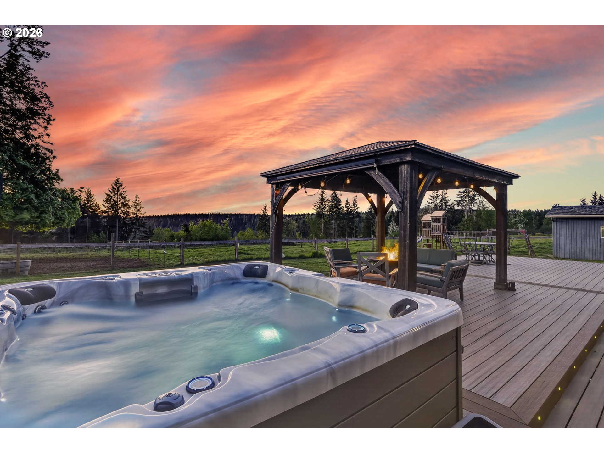 17623 South Windy City Road Mulino, OR 97042 - Photo 42 of 48 a view of swimming pool with sitting area