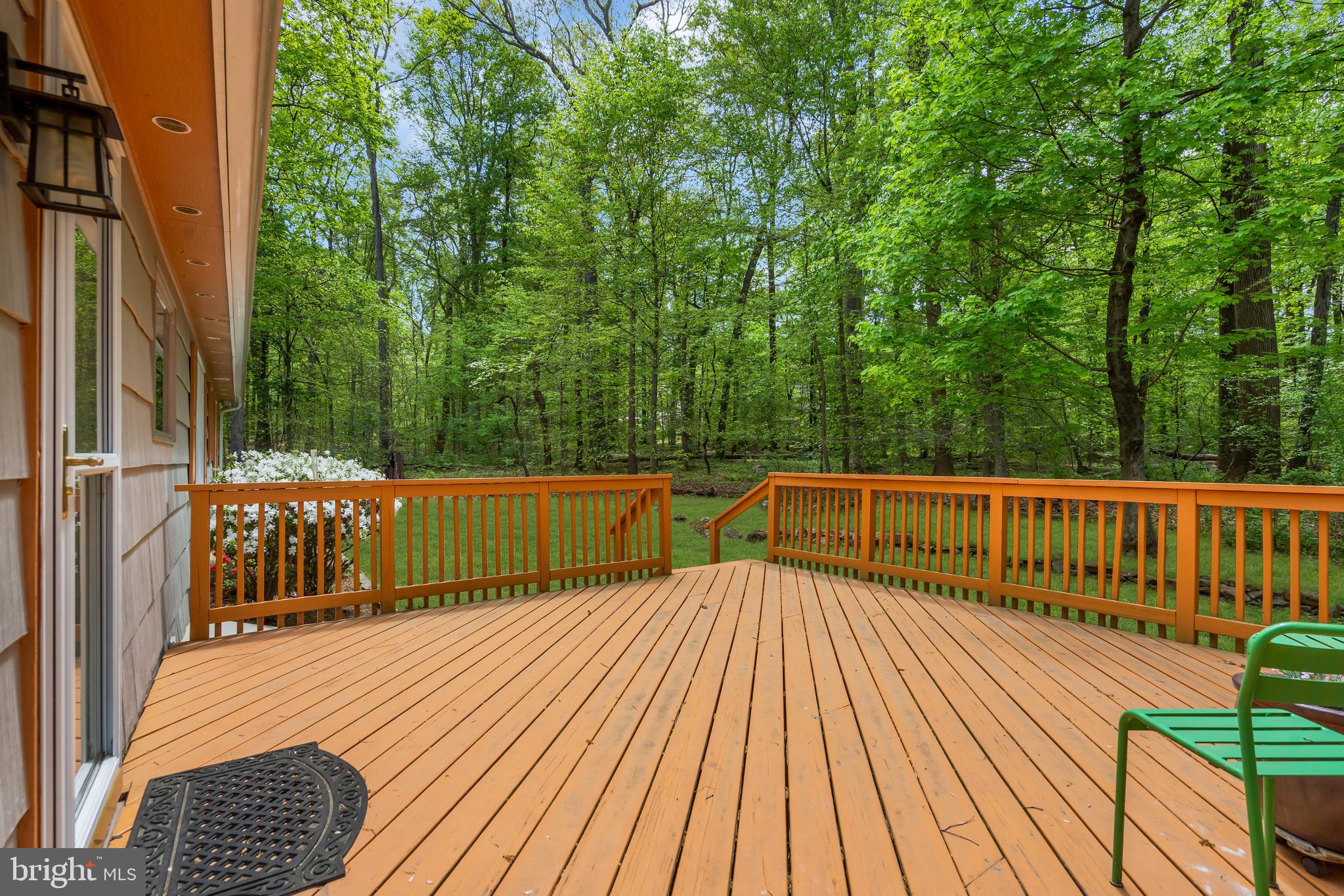 801 Mt Lucas Road Princeton, NJ 08540 - Photo 30 of 39 a view of balcony with wooden floor and fence