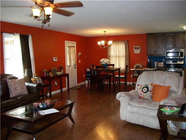 283 John Sugg Road Fayetteville, TN 37334 - Photo 16 of 16 View of dining, living & kitchen area. Nice open floor plan.
