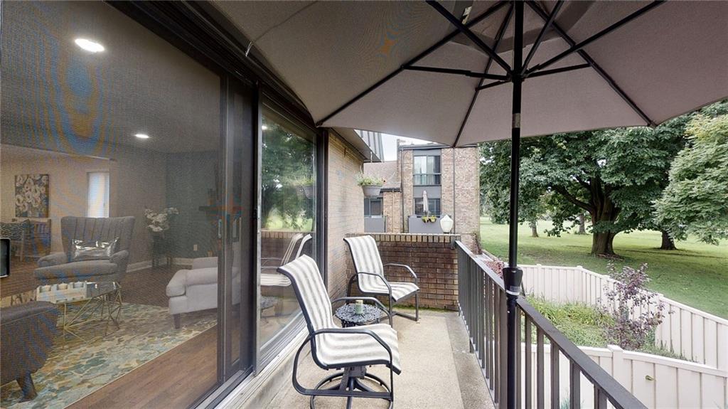 5 Foster Square Pittsburgh, PA 15212 - Photo 19 of 25 a balcony view with a seating space