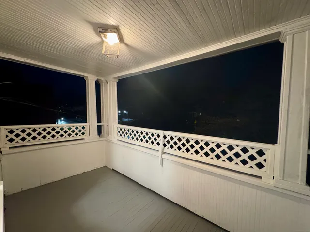 a view of a locker room