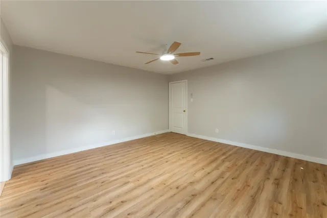 wooden floor in a room