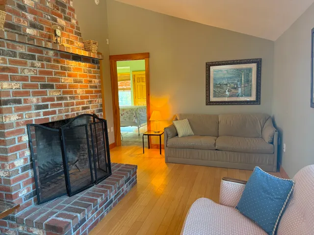 a bed room with a bed and furniture