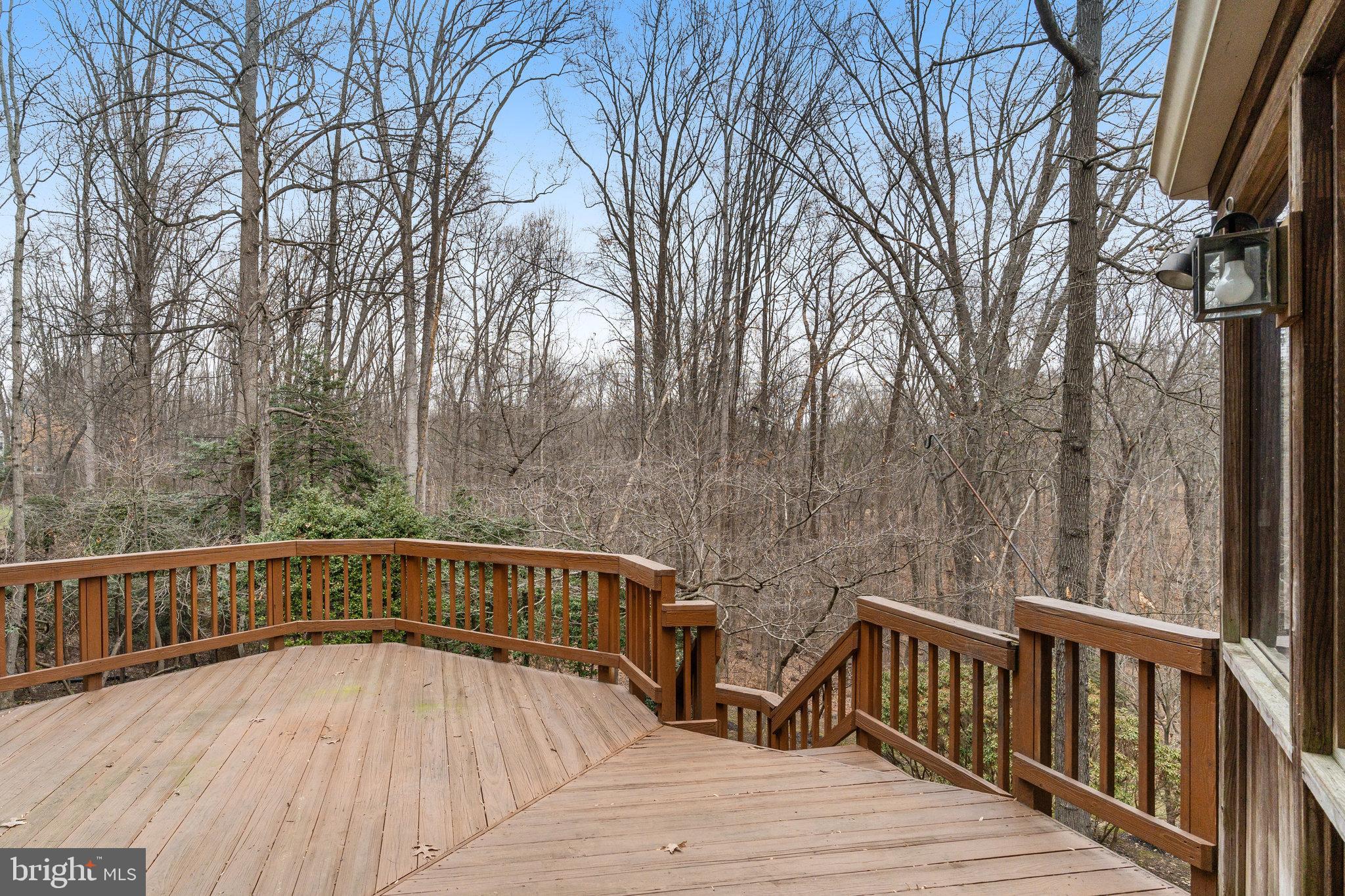 10708 Midsummer Drive Reston, VA 20191 - Photo 33 of 41 Large deck that overlooks the woods and trails