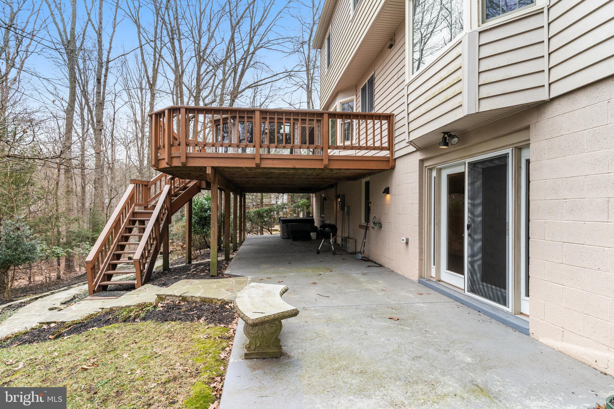 10708 Midsummer Drive Reston, VA 20191 - Photo 34 of 41 Private patio with hot tub