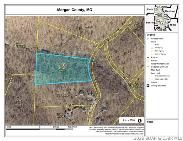 $23,500 | 5.04-ac Gatsby Road, Barnett, MO 65011