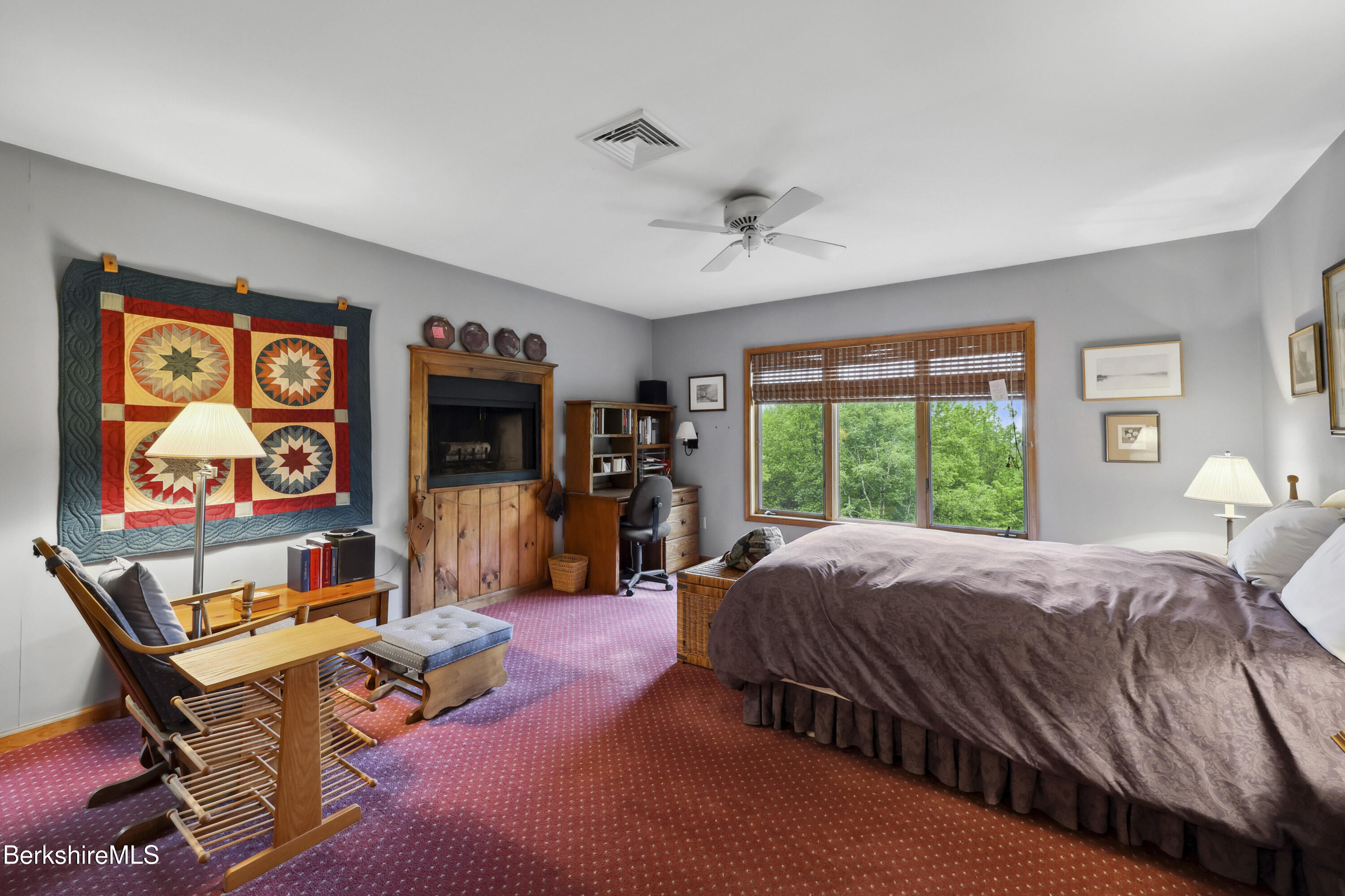 29 Old Village Road Alford, MA 01230 - Photo 27 of 72 a bed room with a bed and a chair