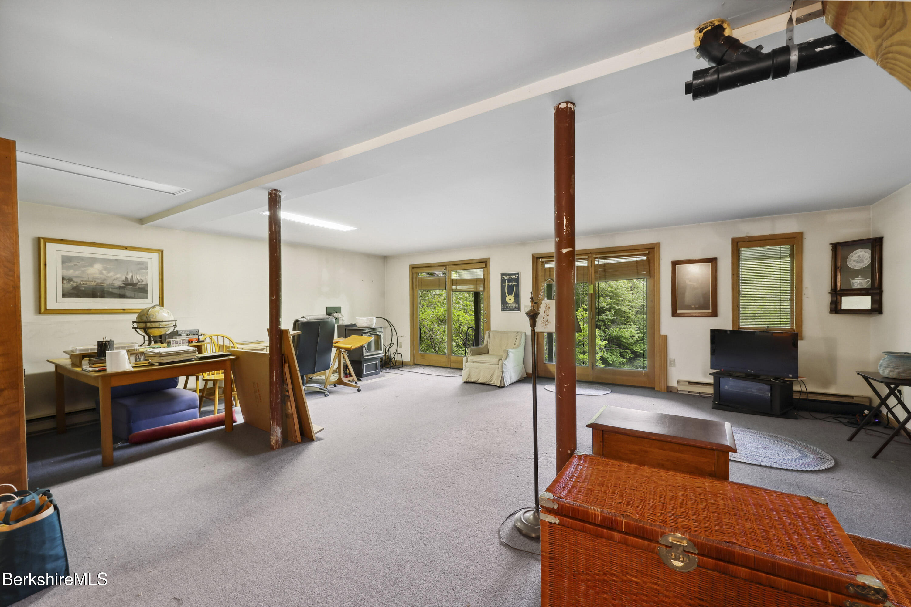 29 Old Village Road Alford, MA 01230 - Photo 61 of 72 a living room with furniture and a flat screen tv
