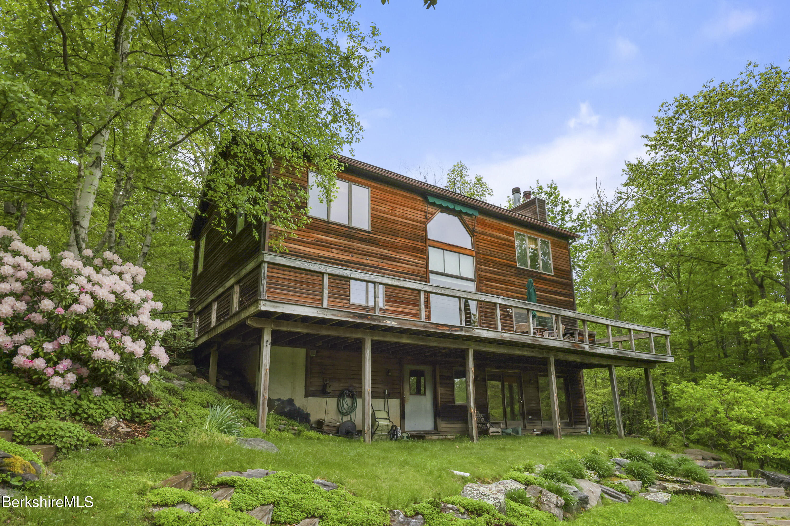 29 Old Village Road Alford, MA 01230 - Photo 71 of 72 front view of a house with a garden