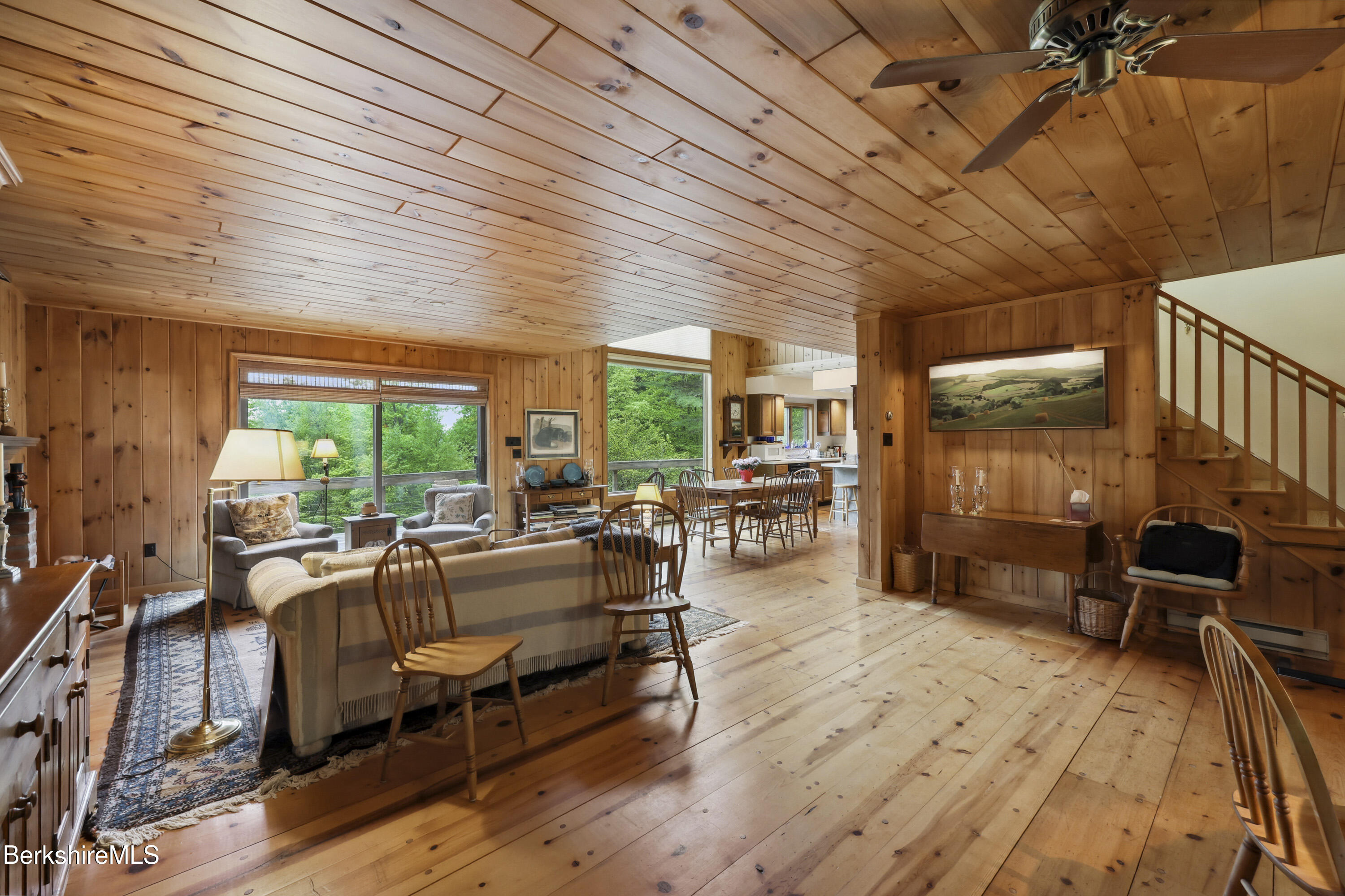 29 Old Village Road Alford, MA 01230 - Photo 9 of 72 a living room with furniture and a wooden floor