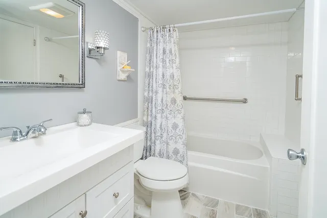 a utility room with a book shelf