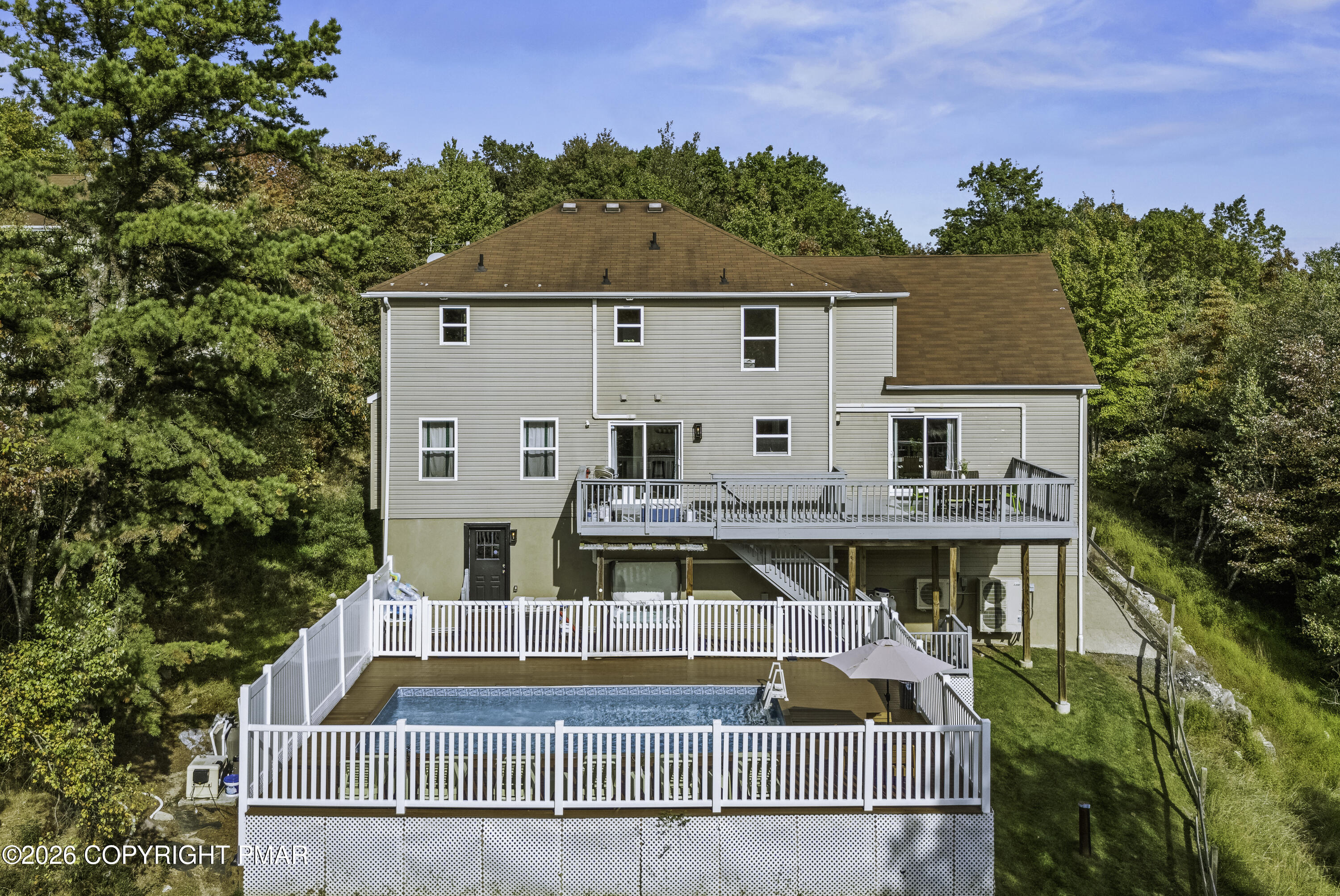 318 Mountain Top Lake Road Long Pond, PA 18334 - Photo 3 of 46 Rear View