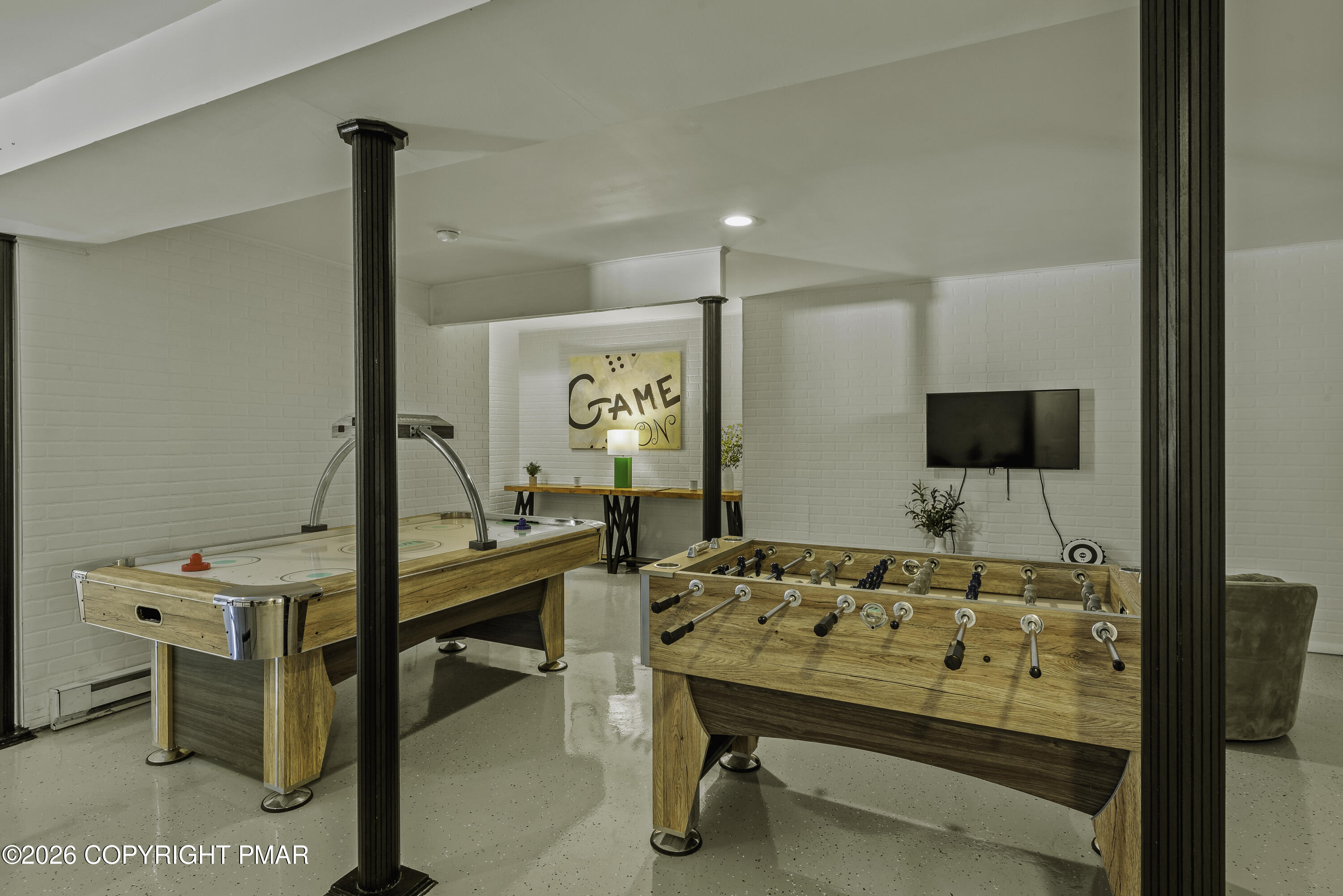 318 Mountain Top Lake Road Long Pond, PA 18334 - Photo 40 of 46 Lower Level Entertainment Center