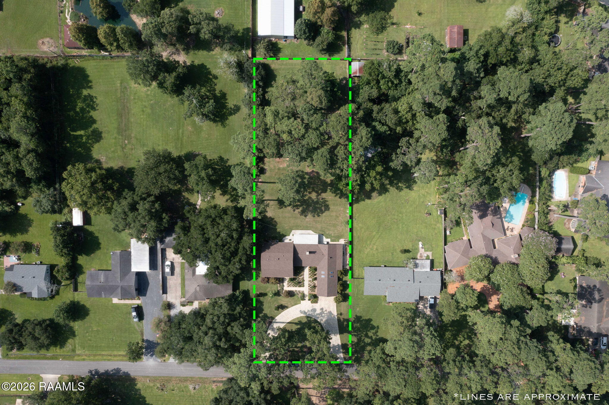 179 Forest Drive Crowley, LA 70526 - Photo 4 of 27 Boaundary approximate