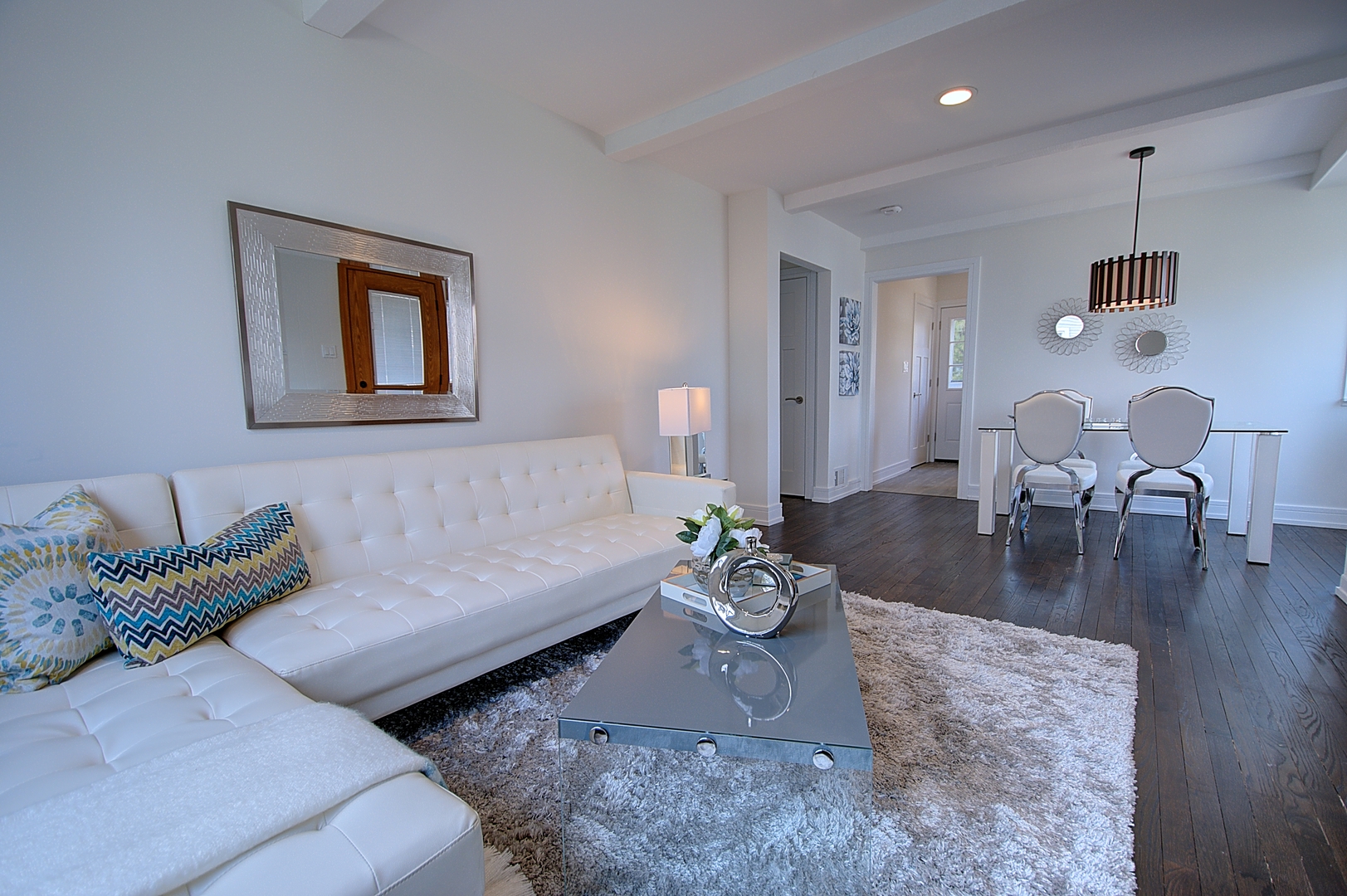 2333 Illinois Road Northbrook, IL 60062 - Photo 6 of 16 a living room with furniture and wooden floor