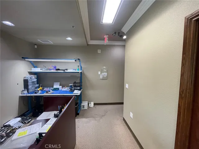 a room with storage and utility