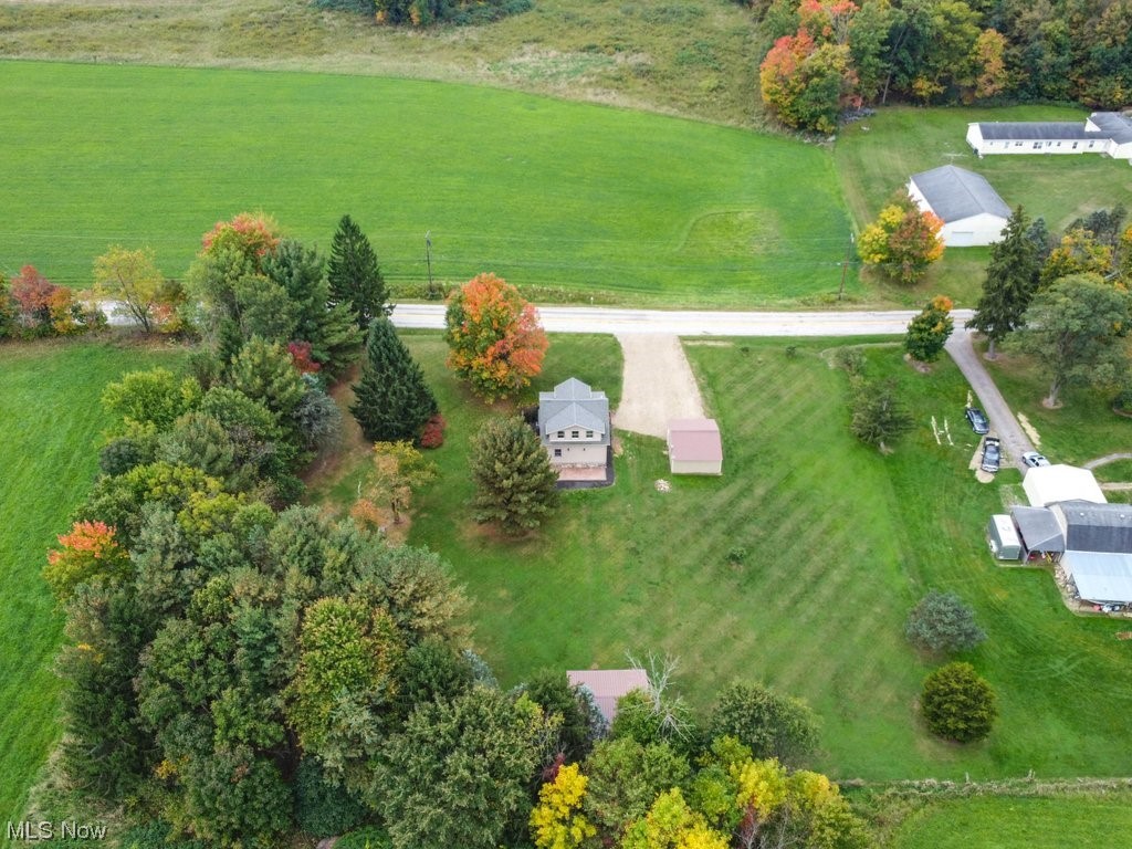 3417 Lake Rockwell Road Ravenna, OH 44266 - Photo 32 of 35 Drone / aerial view with a rural view