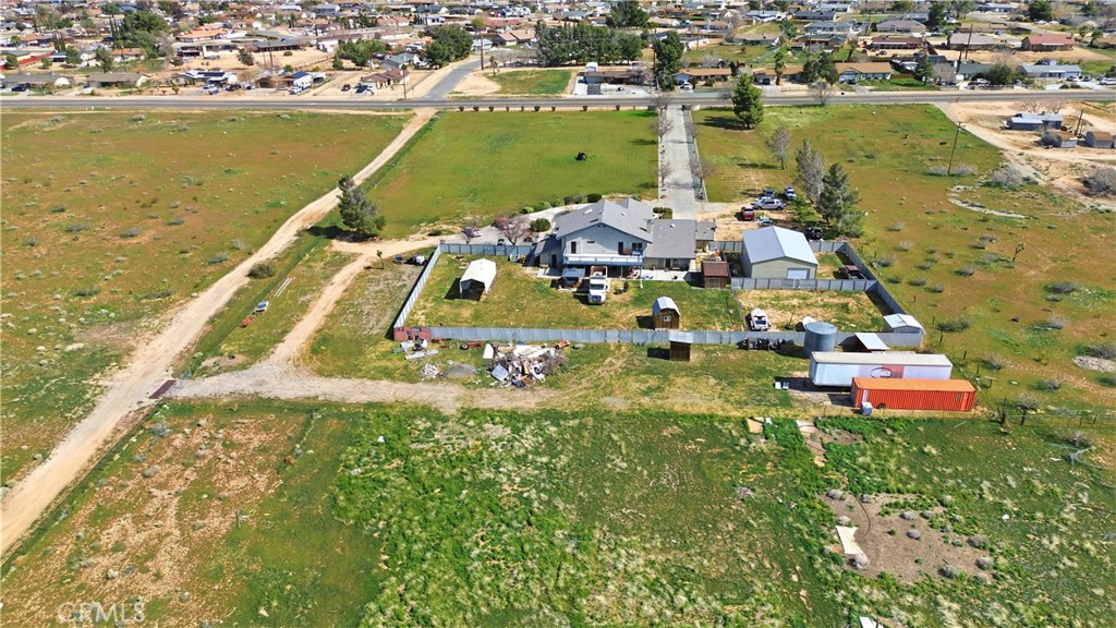 11468 Kiowa Road Apple Valley, CA 92308 - Photo 71 of 73 a aerial view of a house with a ocean view