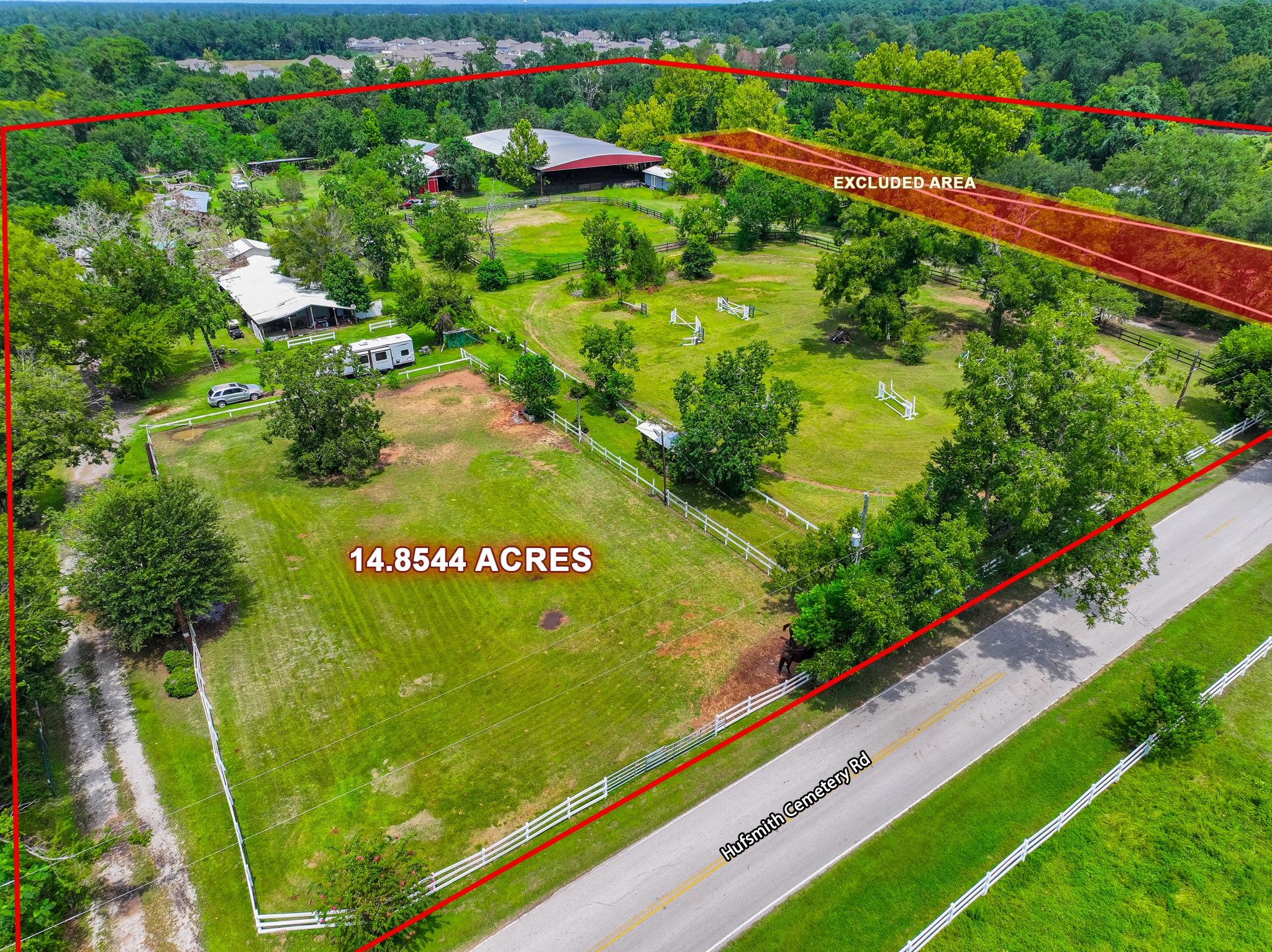 25635 Hufsmith Cemetery Road Tomball, TX 77375 - Photo 11 of 50 a view of a garden