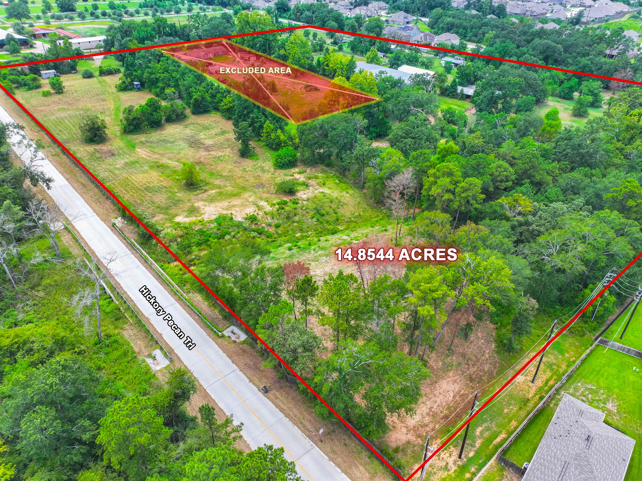 25635 Hufsmith Cemetery Road Tomball, TX 77375 - Photo 13 of 50 a view of a garden with an outdoor seating