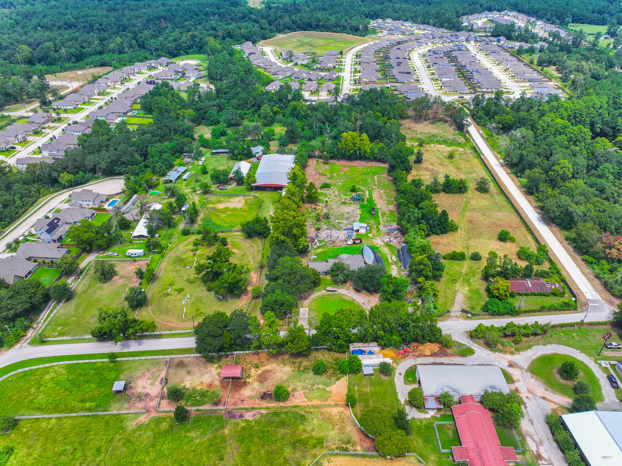 25635 Hufsmith Cemetery Road Tomball, TX 77375 - Photo 17 of 50 a view of yard with green space