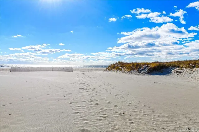 a view of an ocean beach