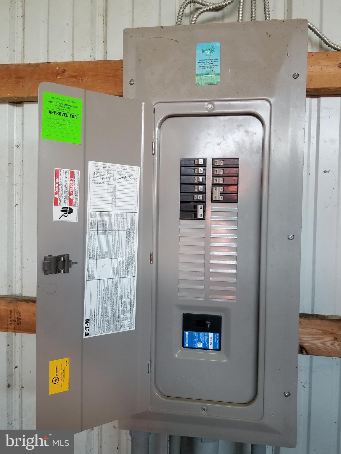 4938 Halltown Road Hartly, DE 19953 - Photo 17 of 32 electrical panel with plenty of room for expanding