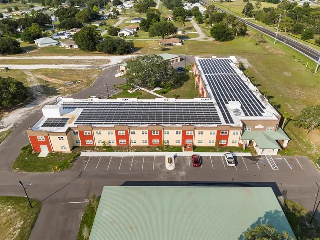 a view of an outdoor space with a lake view