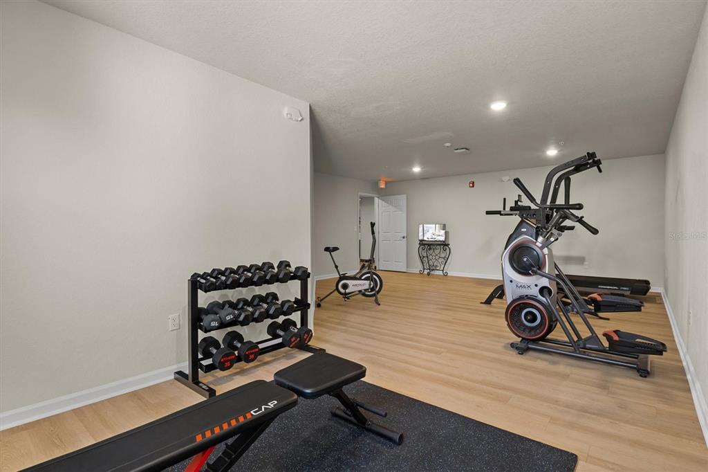 260 Spanish Moss Circle, Unit 101 Sebring, FL 33876 - Photo 27 of 35 a view of a room with gym equipment