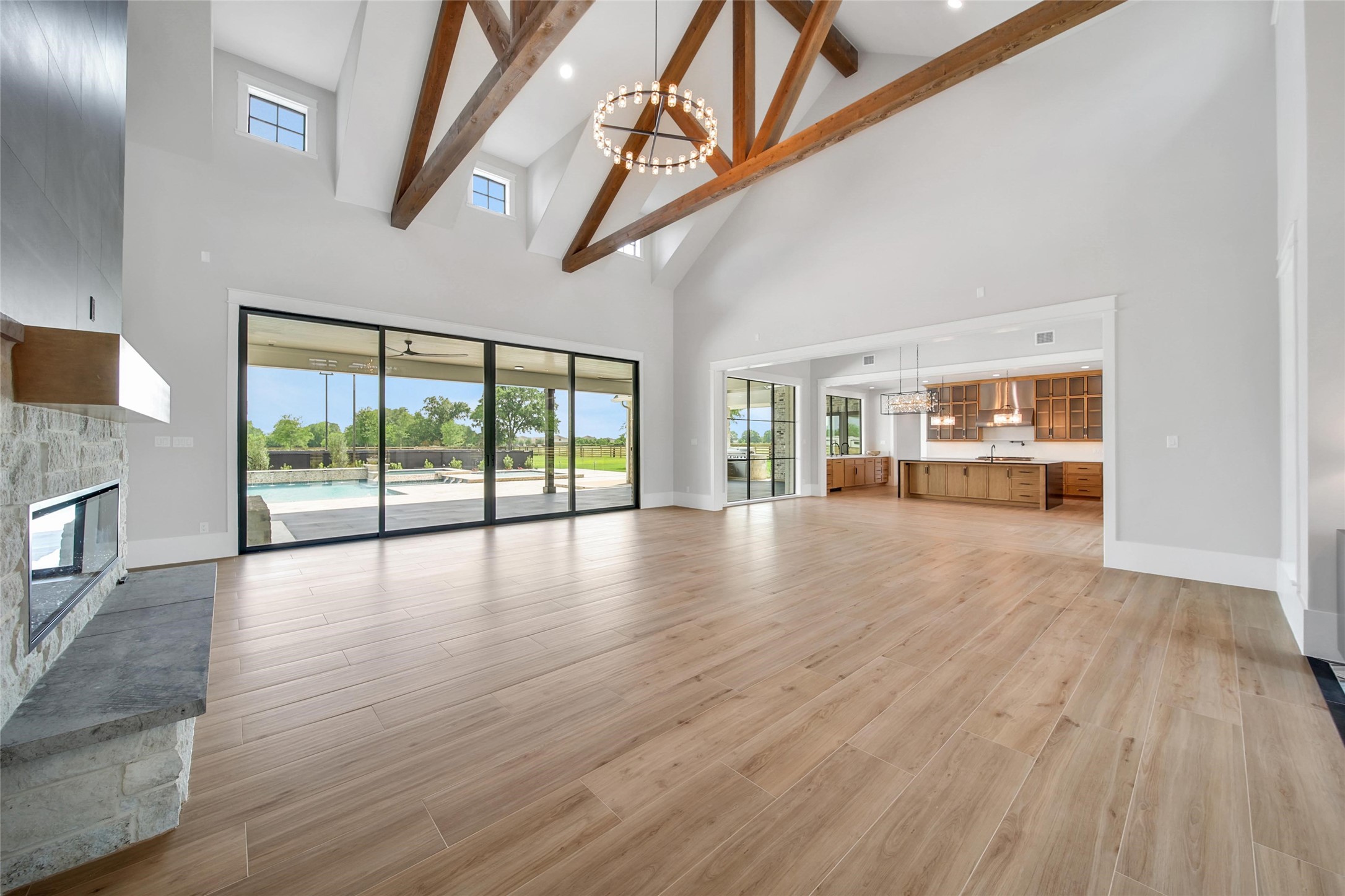 18829 Cypress Church Road Cypress, TX 77433 - Photo 8 of 50 a view of empty room with wooden floor and fan
