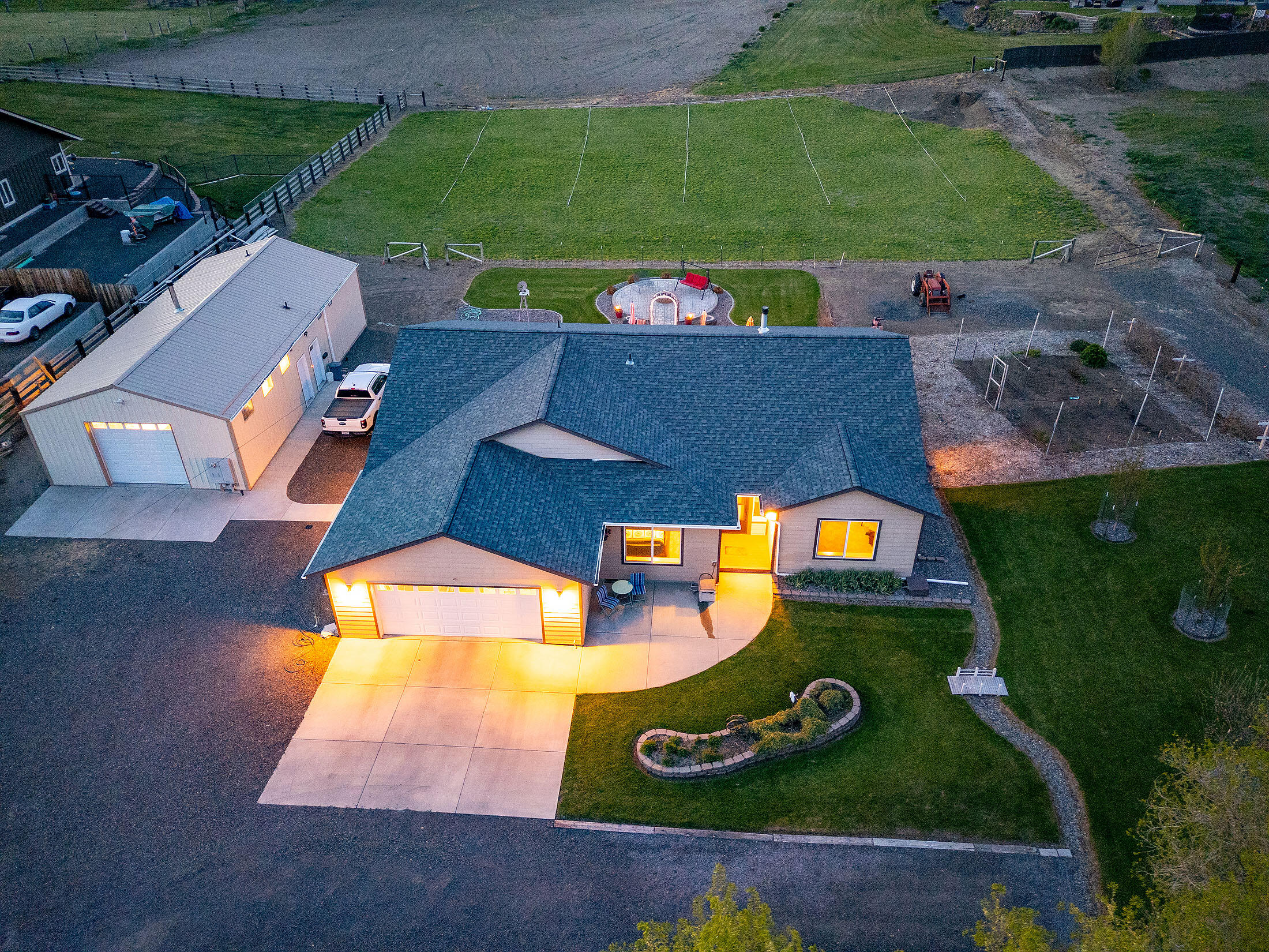 411 Northwest Mc Donald Road Prineville, OR 97754 - Photo 1 of 47 Drone aerial facing north