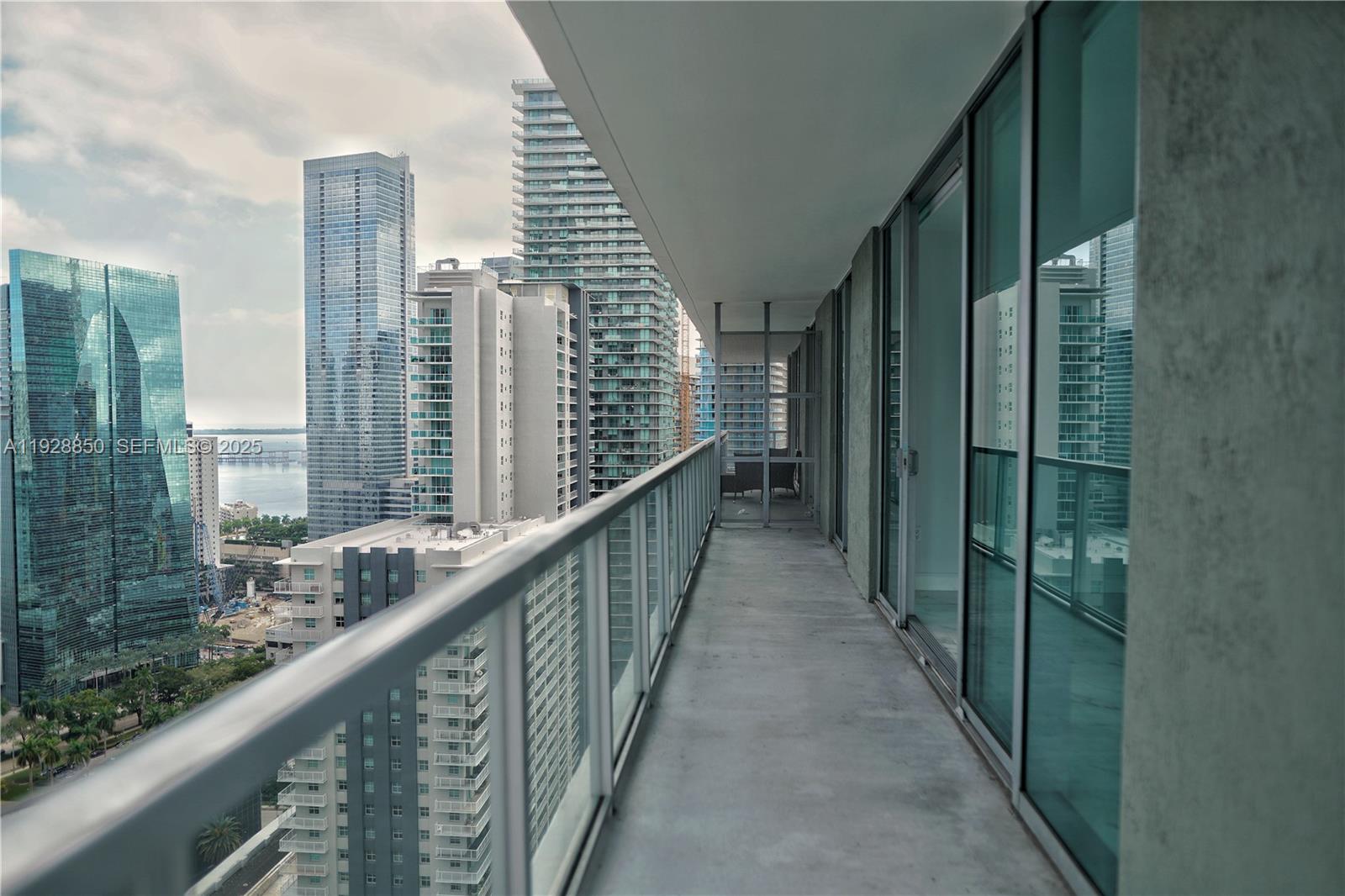 1111 Southwest 1st Avenue, Unit 3320N Miami, FL 33130 - Photo 9 of 20 a view of balcony with city view