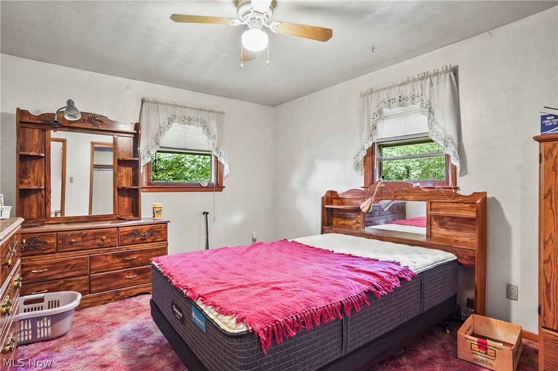 8264 Cook Road Berlin Center, OH 44401 - Photo 21 of 41 Carpeted bedroom with ceiling fan