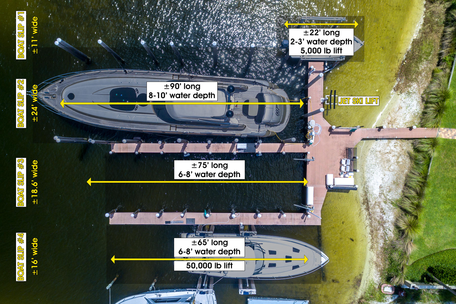 517 Norriego Road Destin, FL 32541 - Photo 3 of 90 Dock Dimensions