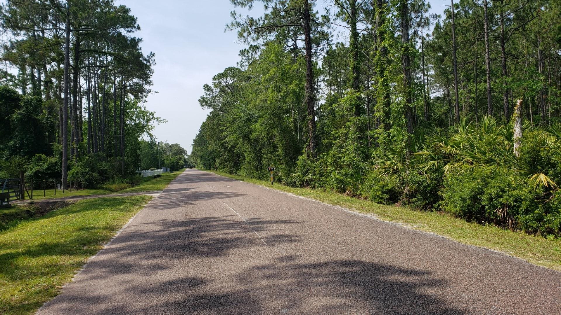 0 Green Acres Road St. Augustine, FL 32084 - Photo 3 of 5 a view of a road with a yard
