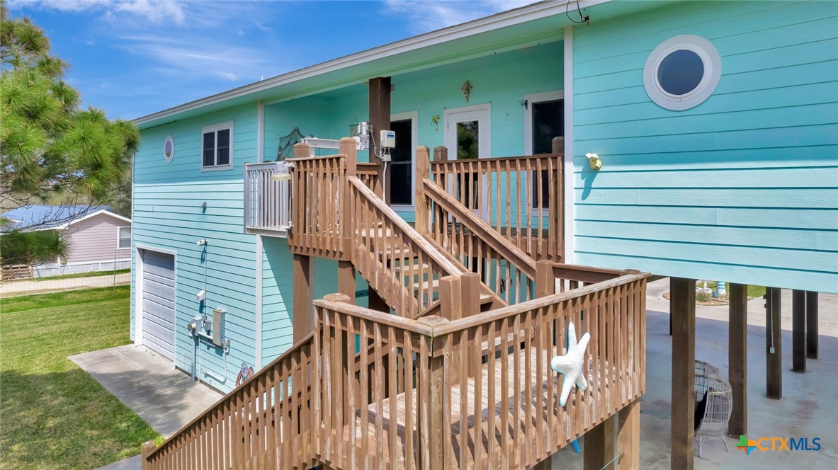 23 Macey Street Port O'Connor, TX 77982 - Photo 9 of 40 a view of deck with patio