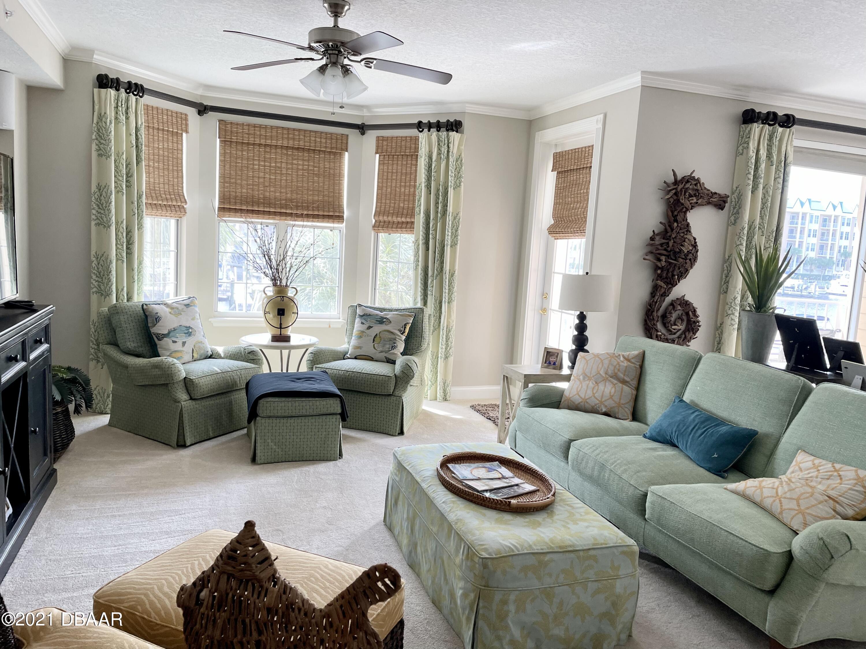 4625 Rivers Edge Village Lane, Unit 5203 Ponce Inlet, FL 32127 - Photo 6 of 22 Living room 2