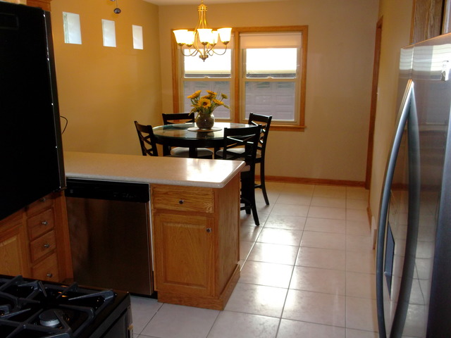 10854 Major Avenue Chicago Ridge, IL 60415 - Photo 9 of 24 a kitchen with a sink a counter top space and appliances