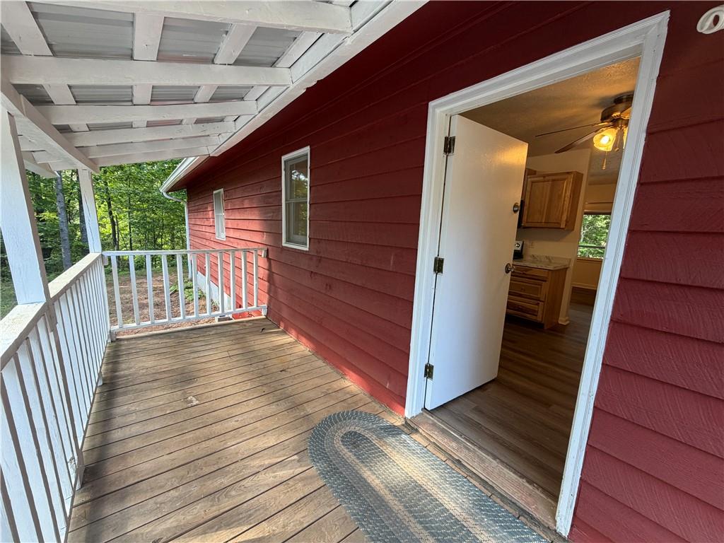 86 Robert Jones Road Dawsonville, GA 30534 - Photo 15 of 19 a view of a balcony