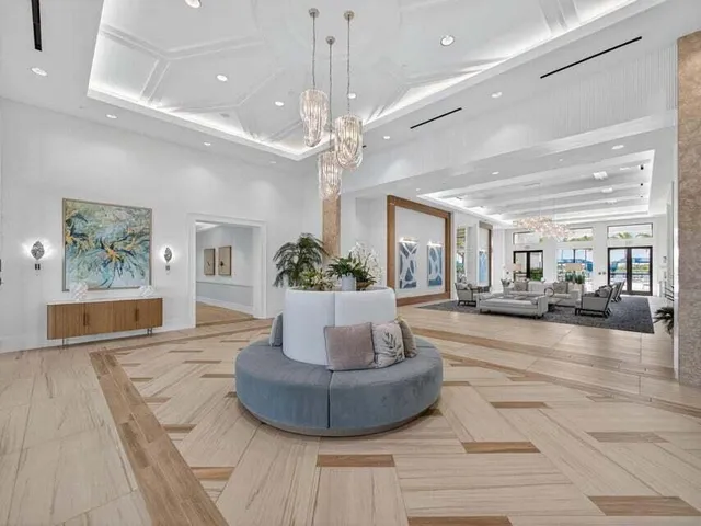 an aerial view of a play ground with a swimming pool