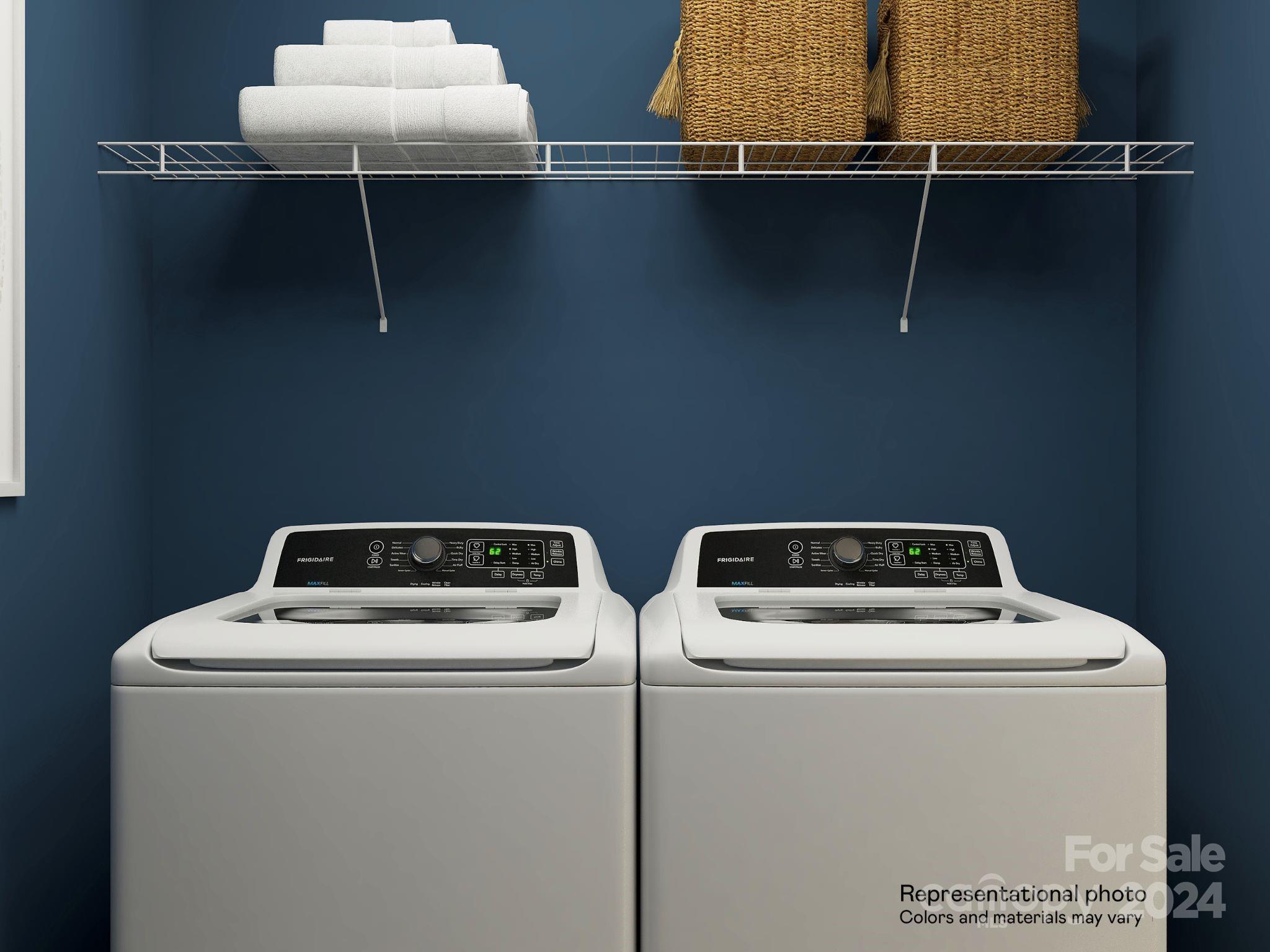 679 Mile Crk Road, Unit 101 Edgemoor, SC 29712 - Photo 12 of 21 a utility room with dryer and washer
