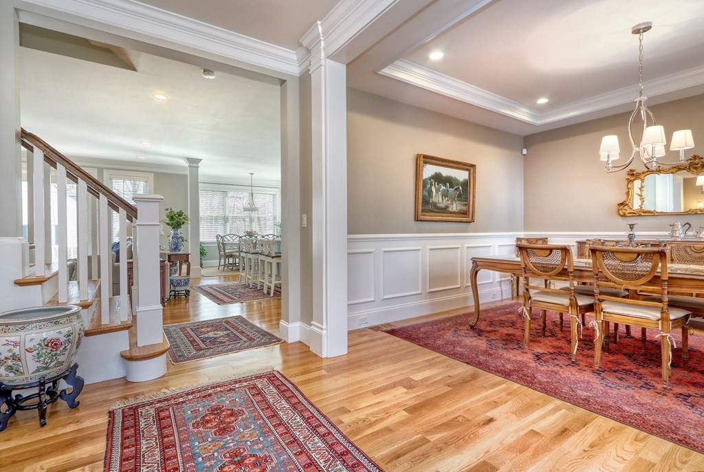 52 Thorpe Road Needham, MA 02494 - Photo 2 of 39 a living room with lots of furniture and wooden floor