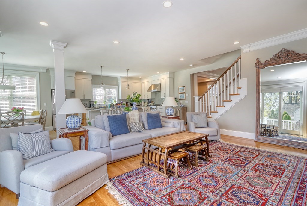52 Thorpe Road Needham, MA 02494 - Photo 7 of 39 a living room with furniture and a table
