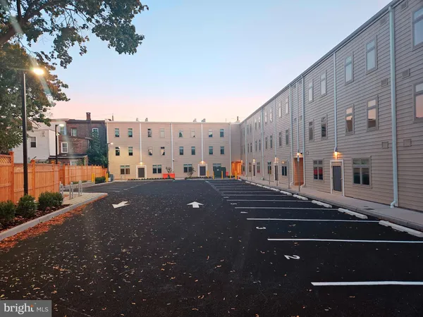 a view of city street with building