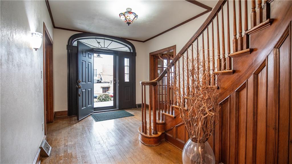 343 East 11th Avenue Tarentum, PA 15084 - Photo 12 of 41 a view of an entryway with wooden floor
